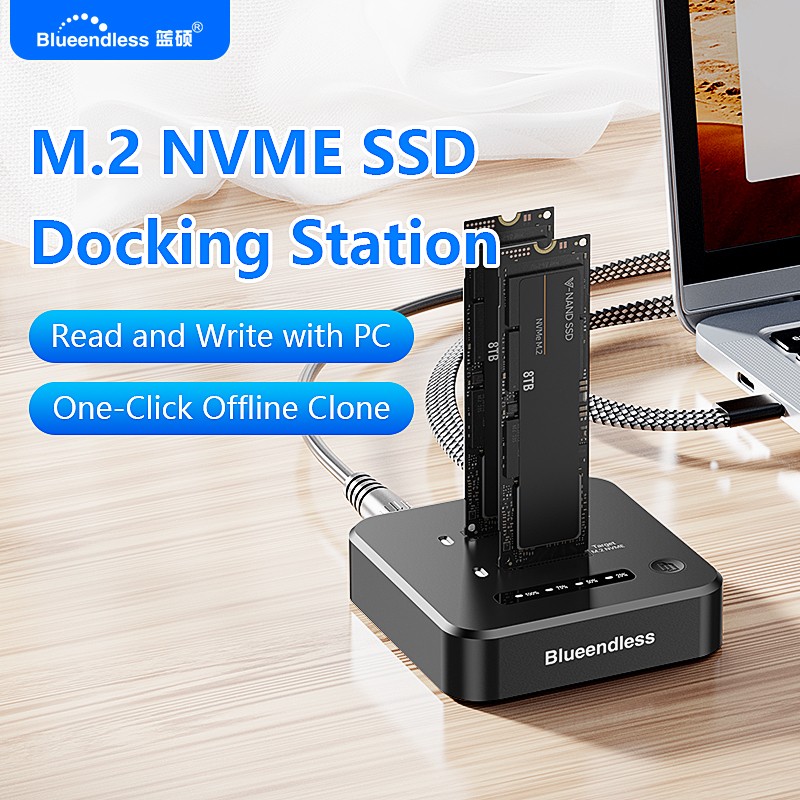 8Tb M2 Nvme Ssd - 블루엔들리스 오프라인 클론 듀얼 베이 M.2